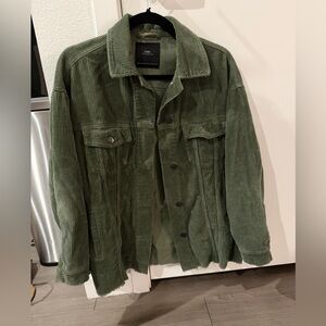 Zara green corduroy jacket